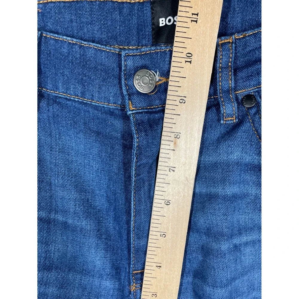 BOSS Hugo Boss Maine Regular Fit Jeans Dark Blue Cashmere Touch Denim 32x30